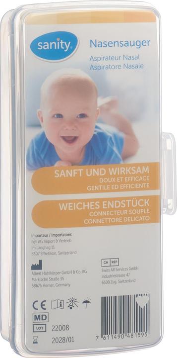 Immagine prodotto Sanity Aspiratore nasale per bambini