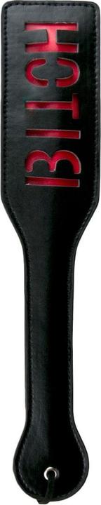 Actual product image Fetish Collection Zwarte Leren Paddle Bitch