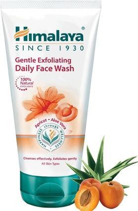 Actual product image Himalaya Gentle Exfoliating Daily Face Wash for All Skin Types 150ml (Cleaning cloths, 150 ml)