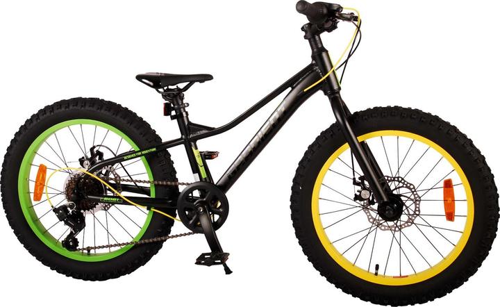 Volare Gradient Kinderfiets Jongens 20 inch Zwart Geel Groen 6 speed Prime Collection (20")