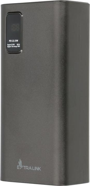 Image du produit Extralink EX.19515 Banque d'alimentation Lithium Polymère (LiPo) Noir (30000 mAh, 22.50 W, 111 Wh)