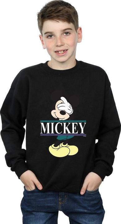 Actual product image Disney Boys Mickey Mouse Letters Sweatshirt (128)