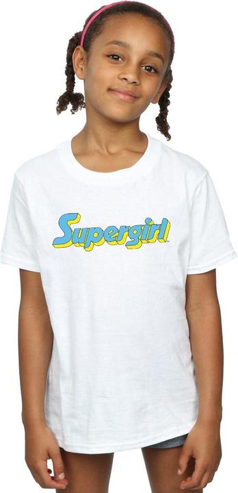 Produktbild Supergirl Text Logo TShirt Mädchen (140, 146)