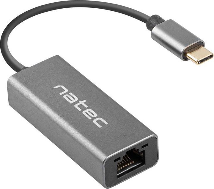 Genesis NETWORK CARD NATEC CRICKET USB-C 3.1 1X RJ45 1GB ON CABLE (USB-C, 1 Ports)