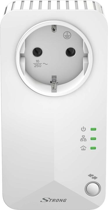 Produktbild Strong Powerline 500 Kit 500 Mbit/s Eingebauter Ethernet-Anschluss Weiss 2 Stück(e) (500 Mbit/s)