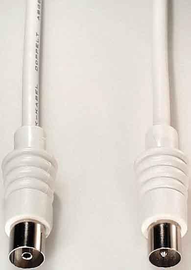 Immagine prodotto E+P HFA 2. Connessione 1: coassiale, connessione 2: coassiale. Lunghezza del cavo: 2,5 m, Genere: (90 dB, Cavi antenna)
