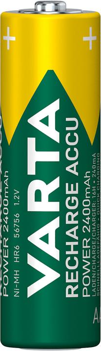 Actual product image Varta Rechargeable battery (4 pcs., AA, 2400 mAh)