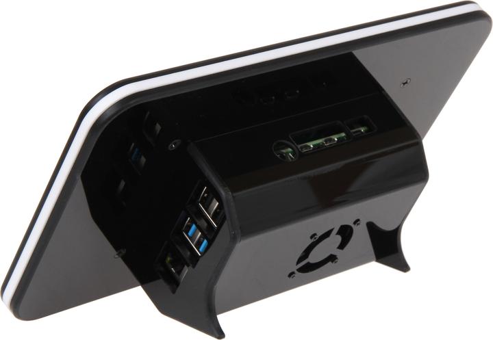 Actual product image Joy-it Raspberry Pi 4B case for 17,80cm (7") touchscreen display