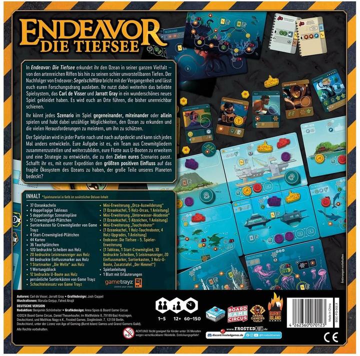 Produktbild Board Game Circus Endeavor: Die Tiefsee (Deutsch)