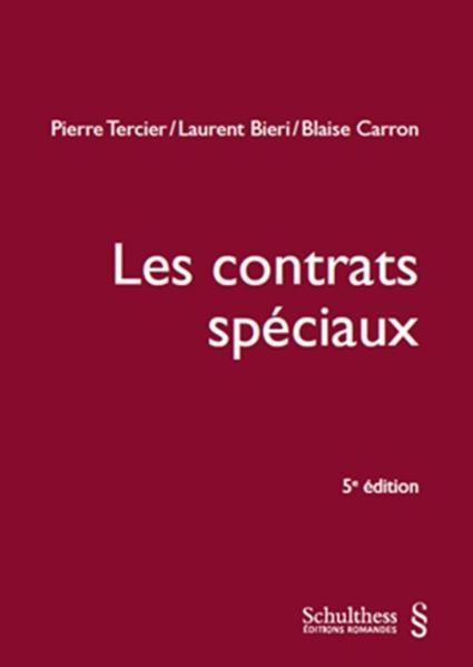 Image du produit Les contrats spéciaux (PrintPlu§) (Français, Pierre Tercier, 2016)