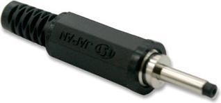 Actual product image Lumberg DC plug 2.35 x 0.7mm straight