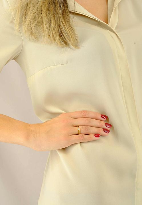 Actual product image Muau Solitaire (50, 750/18 K Gold)