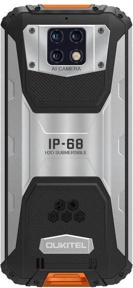 Actual product image Oukitel WP6 (128 GB, Black, Orange, Silver, 6.30", Dual SIM, 48 Mpx, 4G)