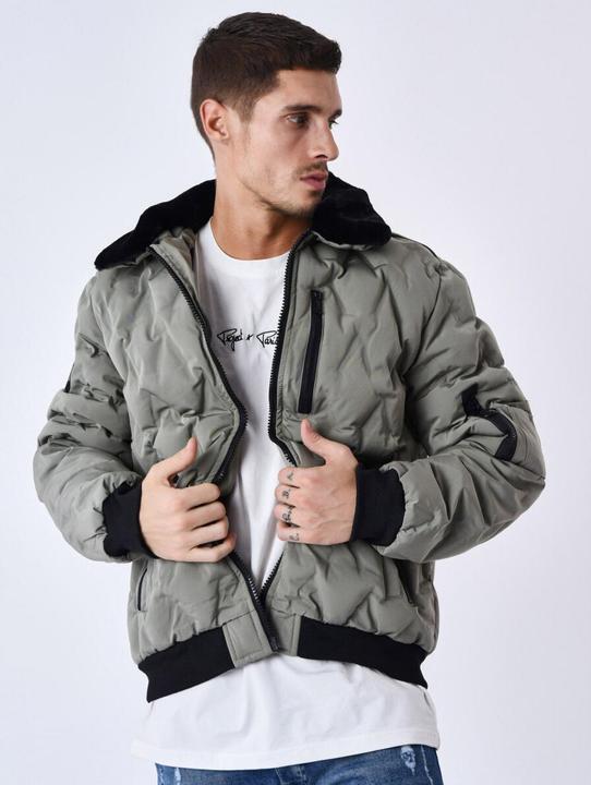 Immagine prodotto Project X Paris Piumino con collo in pelliccia (XL)