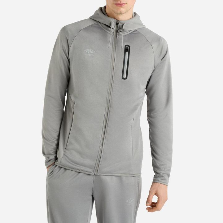 Umbro Sportswear Kapuzenpullover Durchgehender Reissverschluss Raglanärmel