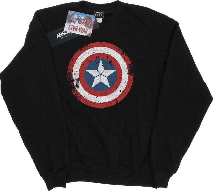 Produktbild Captain America Civil War Distressed Shield Sweatshirt (M)