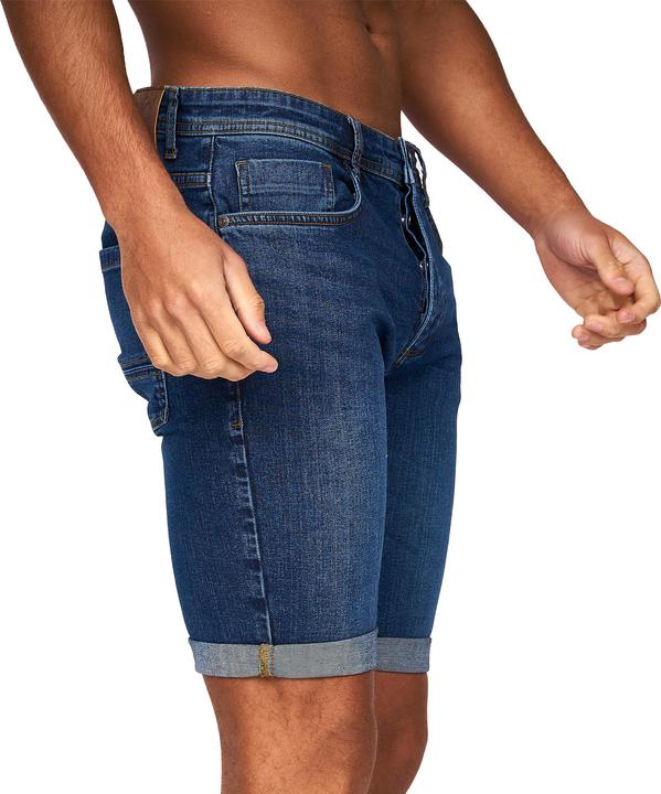 Actual product image Crosshatch Mens Tadcaster Denim Shorts (32)