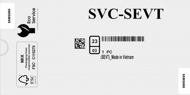 Actual product image Samsung Display Rahmen für Galaxy A40 A405