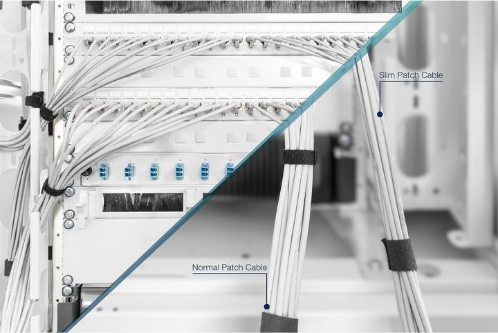 Actual product image Digitus CAT 6A U/FTP Slim patch cord (U/FTP, CAT6a, 3 m)