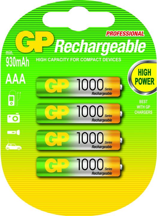 Immagine prodotto GP Batteries Set di batterie GP 4 (4 pz., AAA, 950 mAh)