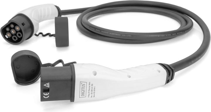 Actual product image Digitus Single phase 32A - Type 2 to Type 2 charging cable (Type 2, 7.40 kW, 32 A, 7.50 m)