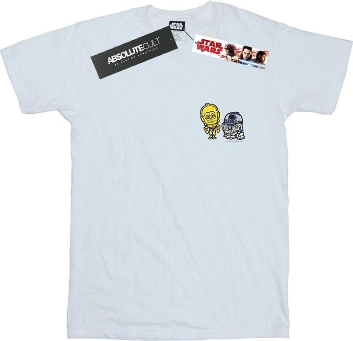 Actual product image Star Wars Mens Resistance Droids Chest Print T-Shirt (XXL)