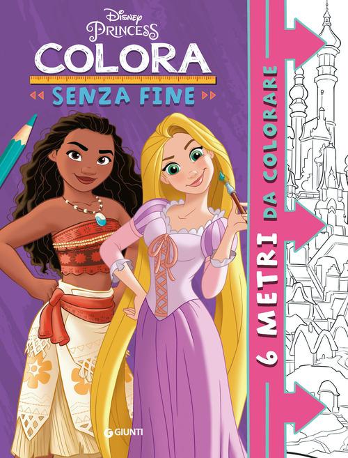 Disney Principesse. colorato senza fine. 6 metri da colorare. super album. ediz. illustrata (Italiano)