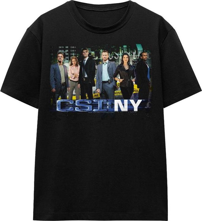 Actual product image Csi: NY Unisex Adult Cast T-Shirt (S)