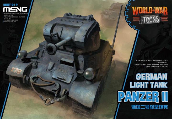 Produktbild Meng-Model German Light Tank Panzer II (CARTOON MODEL)