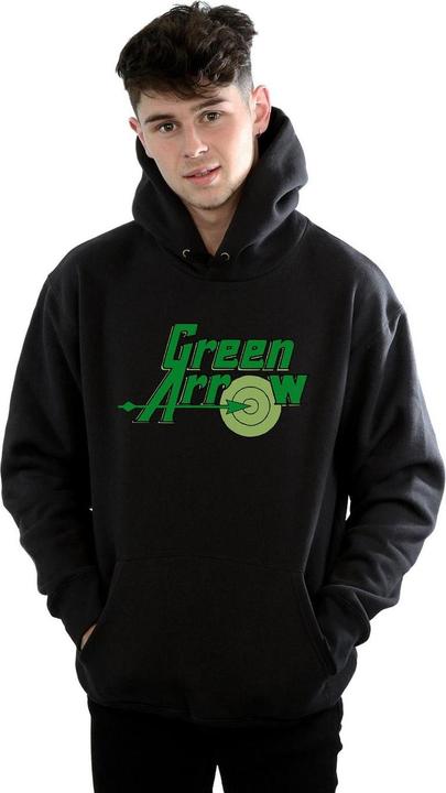 Produktbild Green Arrow Text Logo Kapuzenpullover (M)