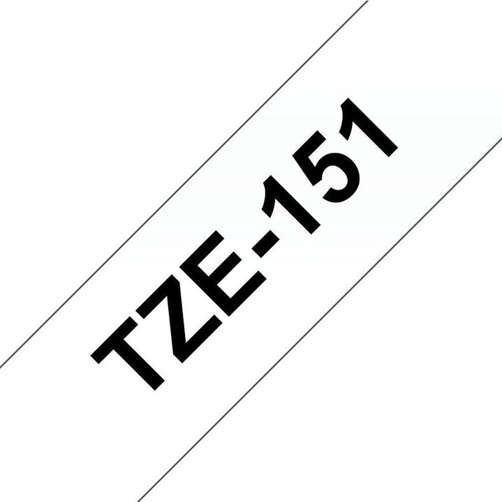 Actual product image Brother Tze-151 (2.40 cm, Black)