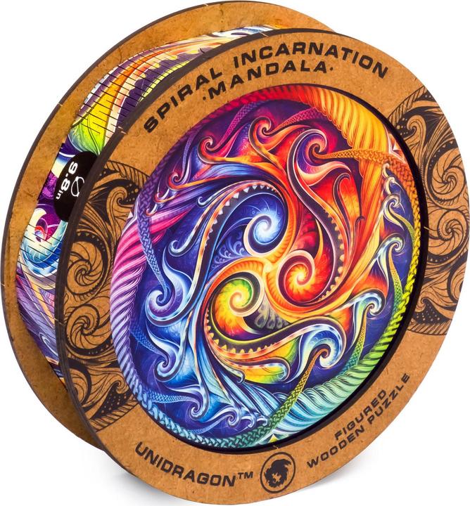 Produktbild Unidragon Mandala Councious Love (200 Teile) - Holzpuzzle (200 Teile)