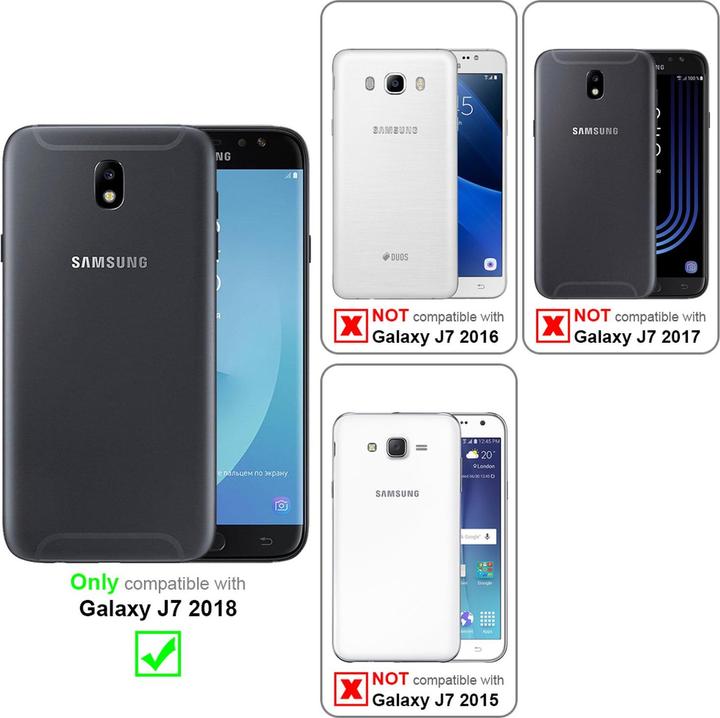 Productafbeelding Cadorabo Boek Onzichtbare Magneethoes (Samsung Galaxy J7 2018)