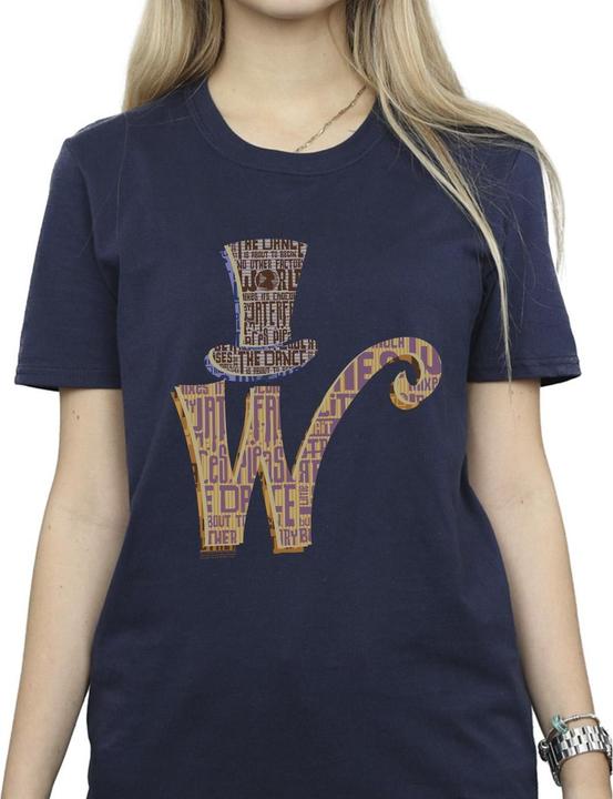 Produktbild Willy Wonka & the Chocolate Factory W Logo Hat TShirt (3XL)