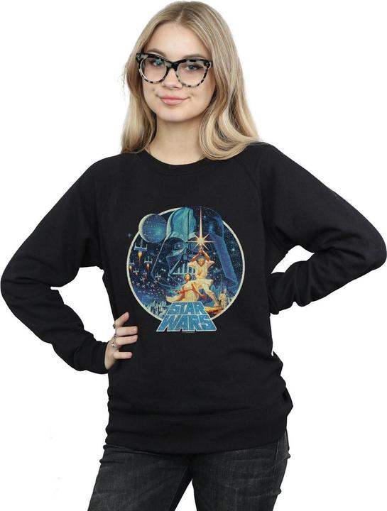 Actual product image Star Wars Womens/Ladies Vintage Victory Sweatshirt (S)
