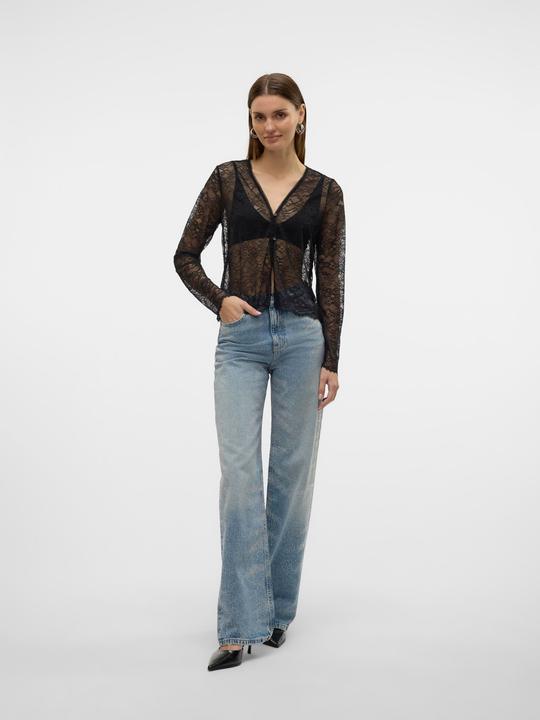 Produktbild Vero Moda VMTESSA Hohe Taille Weiter Beinschnitt Jeans Weit geschnitten (W28/L32)