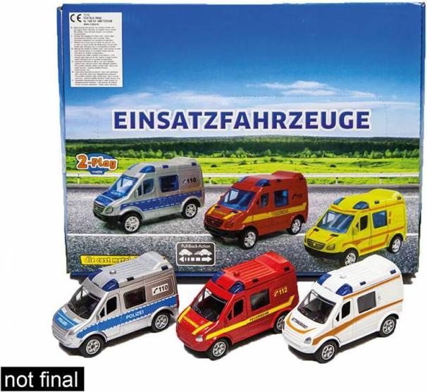 Immagine prodotto NoName Veicoli di soccorso (assortiti, 1 pezzo)