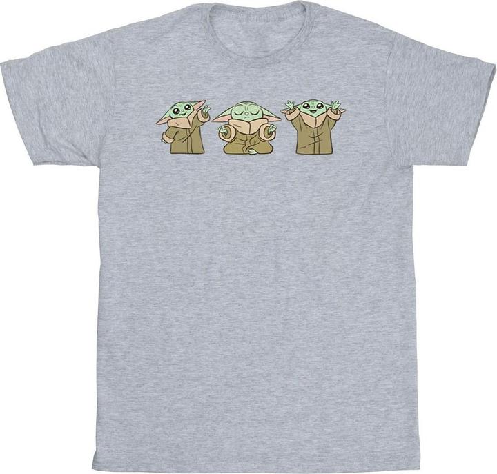 Immagine prodotto Star Wars The Mandalorian Grogu Poses Maglietta Uomo (S)