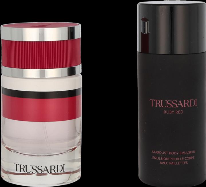 Produktbild Trussardi Ruby Red EDP 60ml Body Lotion 125ml Gift Set 185ml (Eau de Parfum, 185 ml)