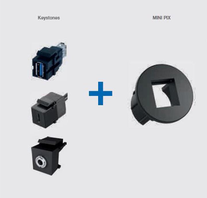 Immagine prodotto Bachmann MINI PIX - Adattatore per moduli - Nero (Accessori per cavi)