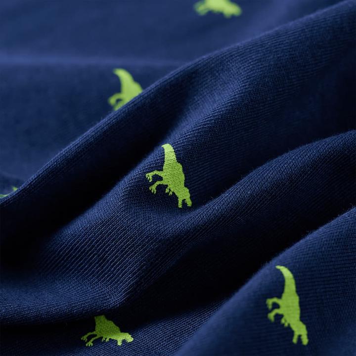 Actual product image VidaXL Children's shirt navy blue 92,Material: 100 % cotton,Colour (92)