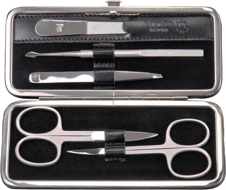 Image du produit Sacher TF300R.0104 - Trousse de manucure 5 pièces cuir noir