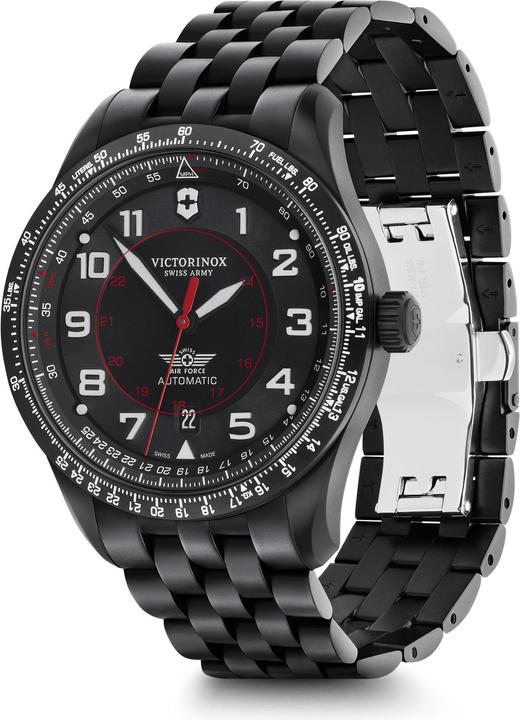 Image du produit Victorinox Airboss Mecha 42, BLK PVD, BLK dial, BLK SST br (Montre pilote, 42 mm)