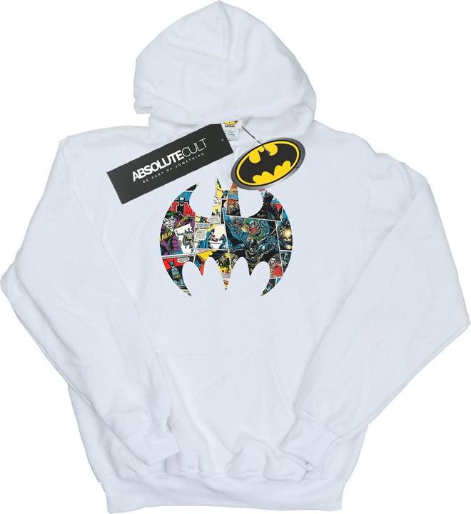Immagine prodotto Batman Comic Book Logo Felpa con Cappuccio Ragazzi (116)