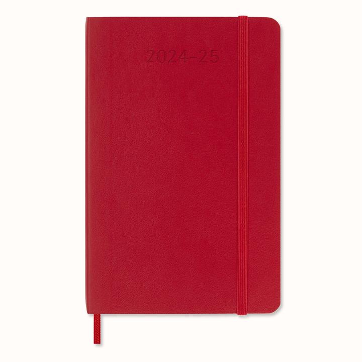 Productafbeelding Moleskine 18 maanden weekkalender 2024/2025, pocket/A6, 1 week = 1 pagina, rechts gelinieerd (A6, Pocket, Engels)