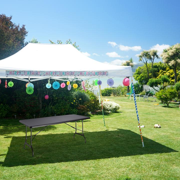 Actual product image Relaxdays garden table (178 cm)