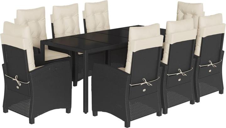 Produktbild VidaXL 10-tlg. Garten-Lounge-Set mit Kissen (90 cm)
