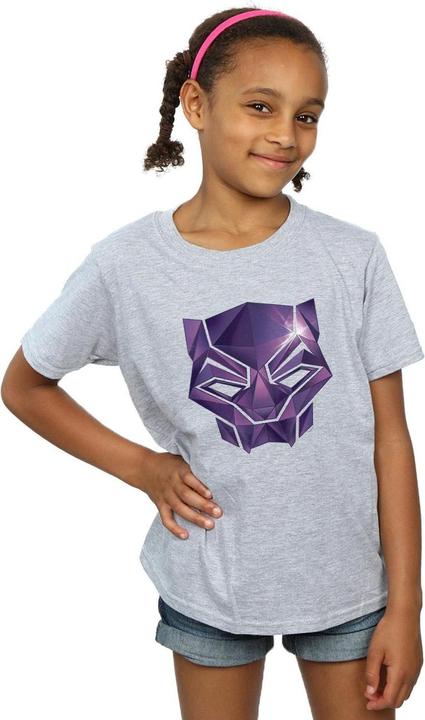Immagine prodotto Avengers Infinity War Black Panther Geometric Maglietta Ragazze (140, 146)