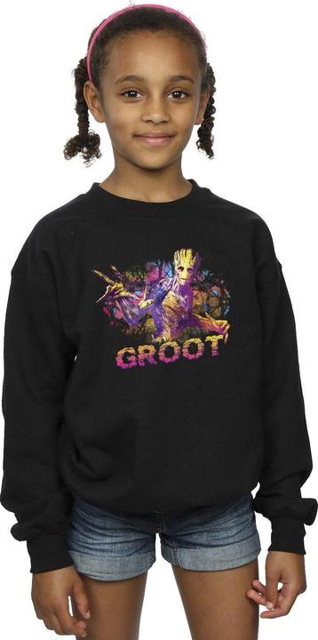 Produktbild Guardians Of The Galaxy Abstract Groot Sweatshirt Mädchen (152, 158)