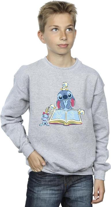 Immagine prodotto Disney Lilo & Stitch Reading A Book Felpa Ragazzi (128)